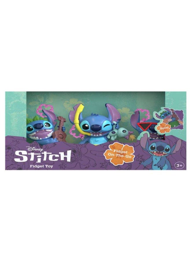 Disney Lilo & Stitch Stitch Wave 2 Fidget Toy Set (9 cm, Pack of 3) - Image 1